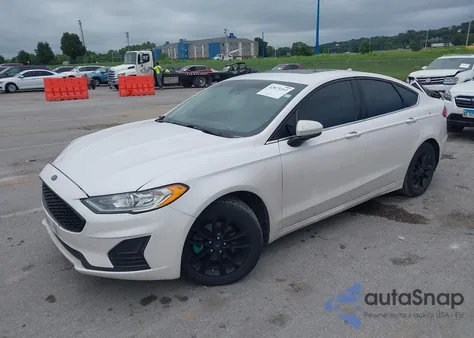 2019 Ford Fusion Se из США, поврежденный, VIN 3FA6P0HD4KR164205